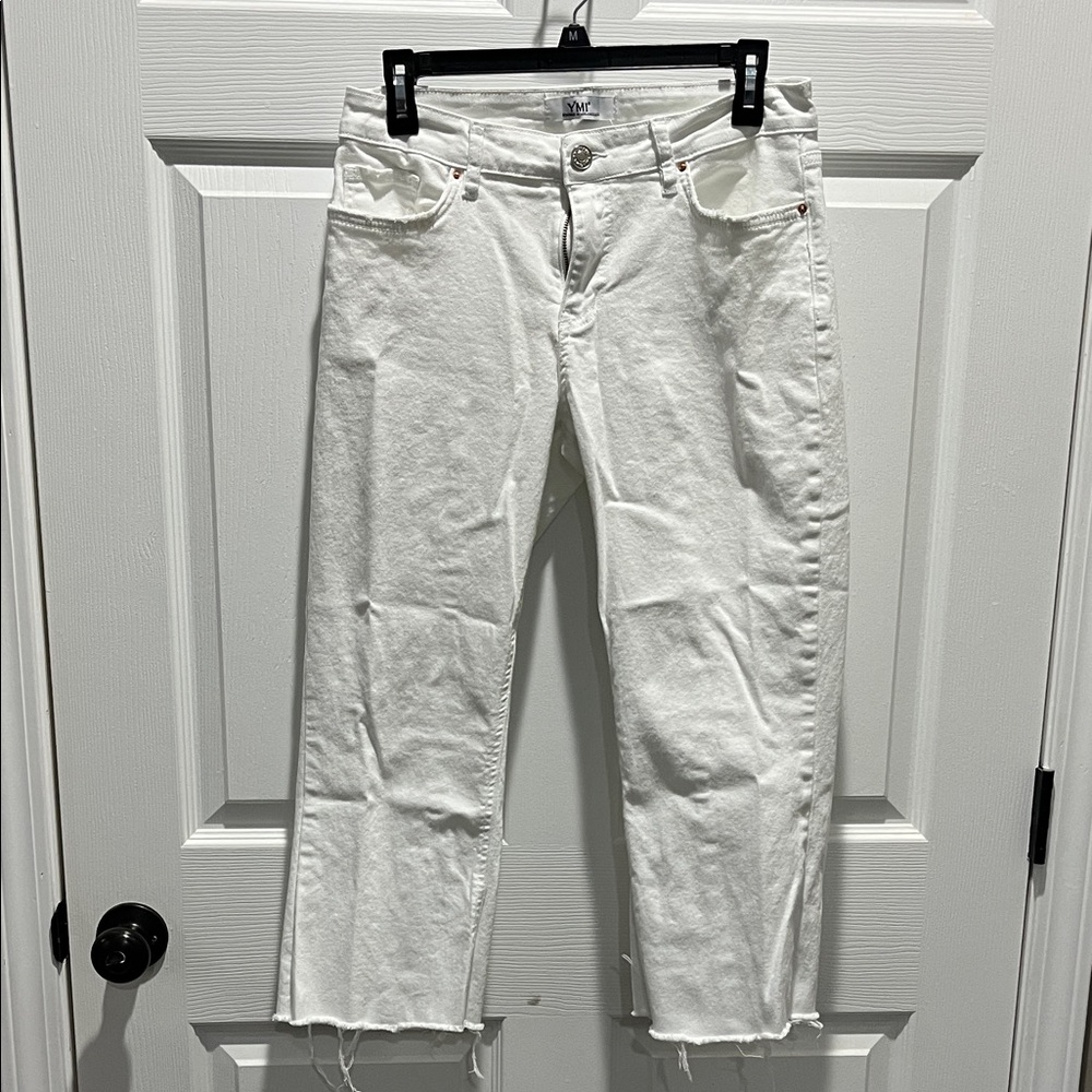 YMI White Ankle & Cropped Jeans